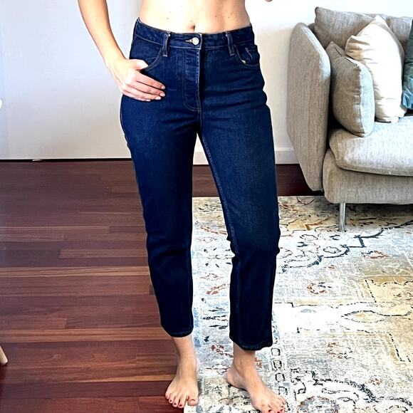 Sézane Denim - Sezane Le Brut Jeans size 38 6 Blue Cotton